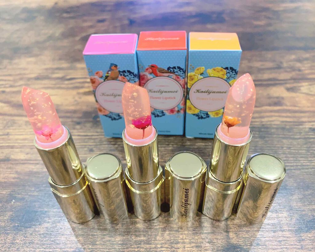 フラワーリップ/Kailijumei/口紅を使ったクチコミ（2枚目）