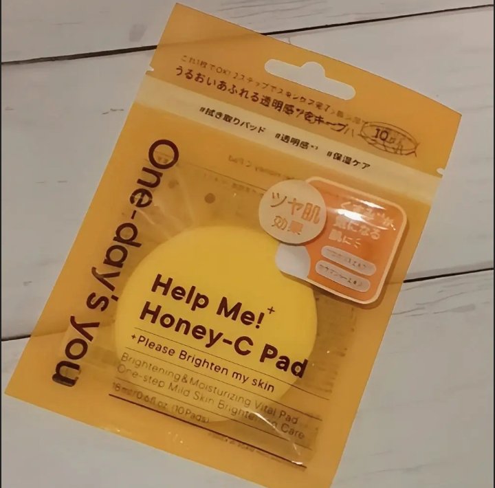 ヘルプミー! ハニーCパッド 18ml(10枚)/One-day's you/トナーパッドを使ったクチコミ（2枚目）