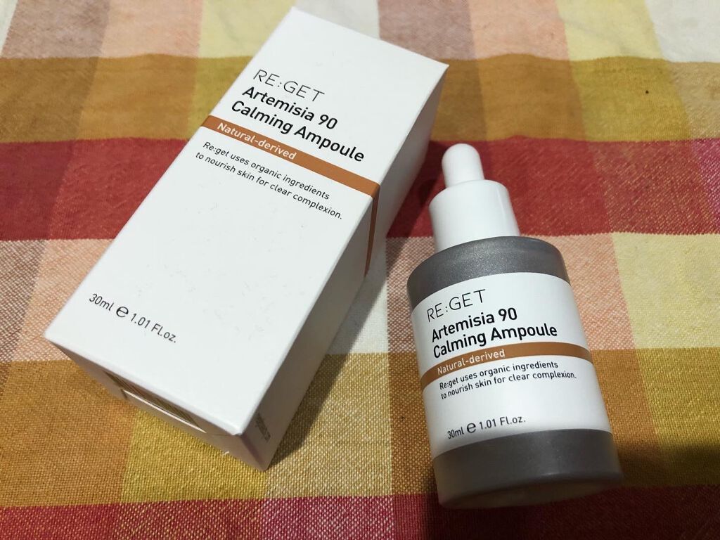 カワラヨモギ90カーミングアンプル/RE:GET/美容液を使ったクチコミ(1枚目)