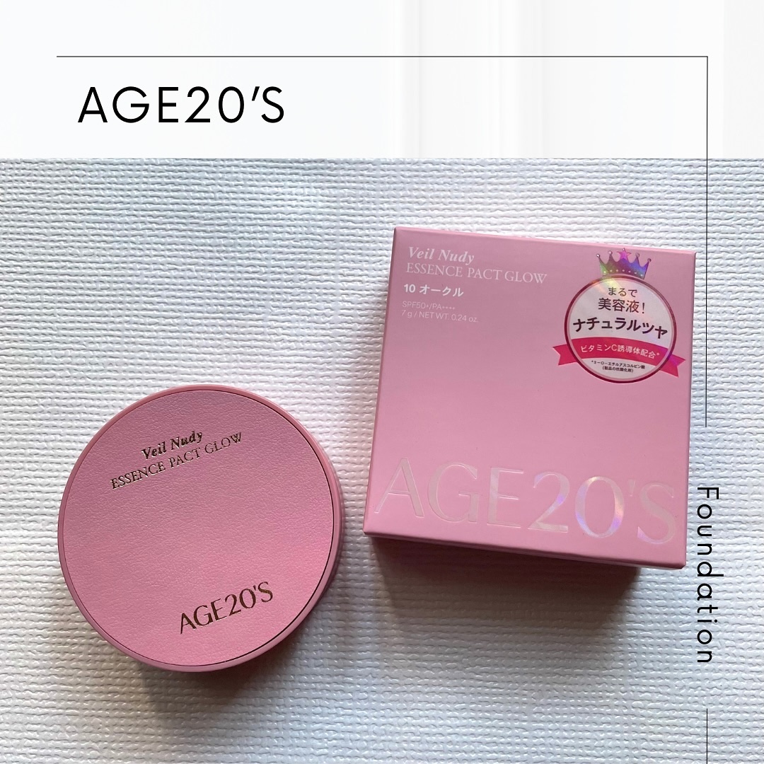ヴェールヌーディ エッセンスパクトグロウ 10 オークル（ミニ）/AGE20’s/クリーム・エマルジョンファンデーションを使ったクチコミ（1枚目）