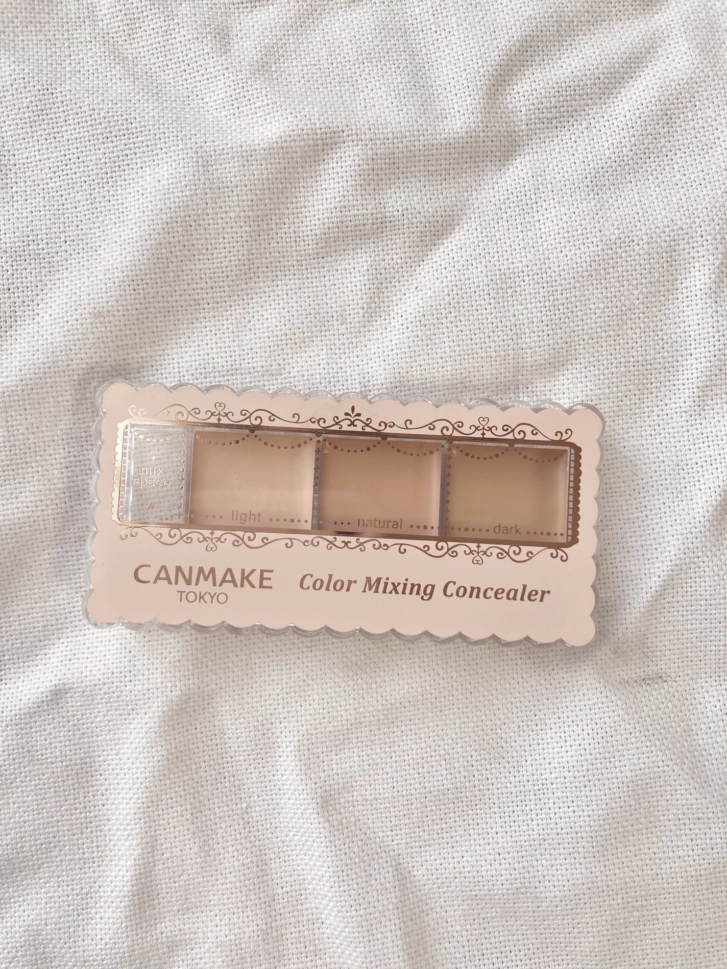 カラーミキシングコンシーラー/キャンメイク/パレットコンシーラーを使ったクチコミ(1枚目)