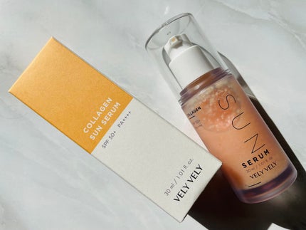 ハリケアコラーゲンサンセラム/VELY VELY/日焼け止めジェルを使ったクチコミ(4枚目)