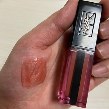 ルージュ ピュールクチュール ヴェルニ ウォーターステイン 610 ヌード アンダーウォーター/YVES SAINT LAURENT BEAUTE/口紅を使ったクチコミ（2枚目）