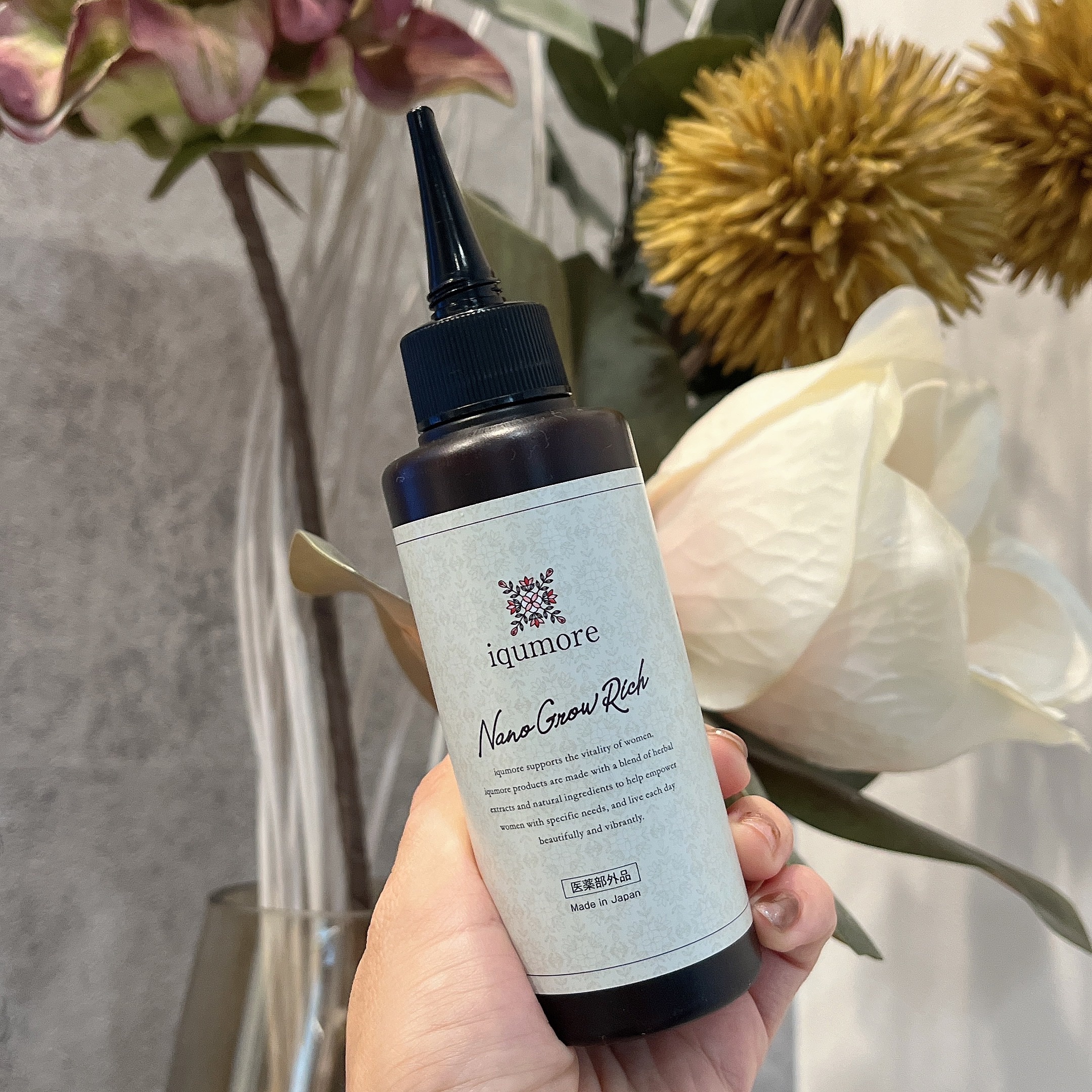 ナノグロウリッチ/iqumore/頭皮ローションを使ったクチコミ（2枚目）