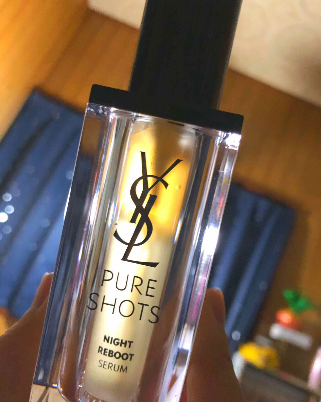 ピュアショット ナイト リチャージセラム/YVES SAINT LAURENT BEAUTE/美容液を使ったクチコミ（2枚目）