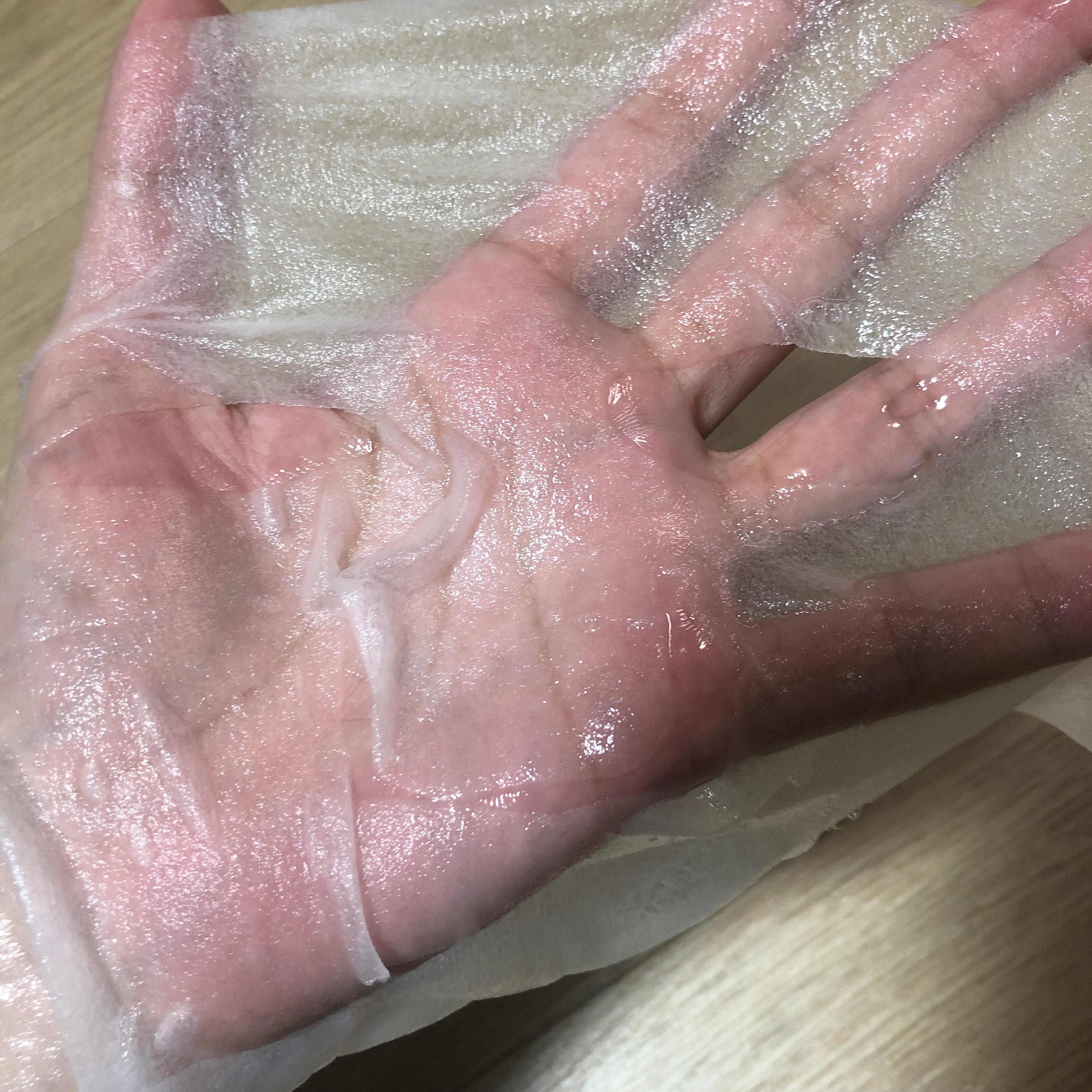 KISO ハイドロキノン マスクのクチコミ「【KISO ハイドロキノン マスク】

@コスメストアで見かけて気になって購入。
ハイドロキノ.....」（3枚目）