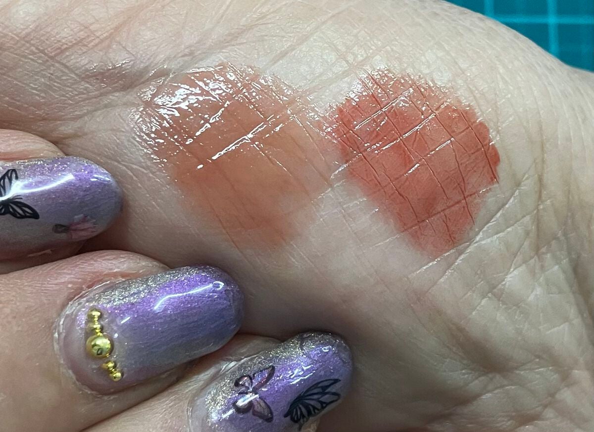 アンドバイロムアンド グラッシーバーム/&nd by rom&nd/口紅を使ったクチコミ(3枚目)