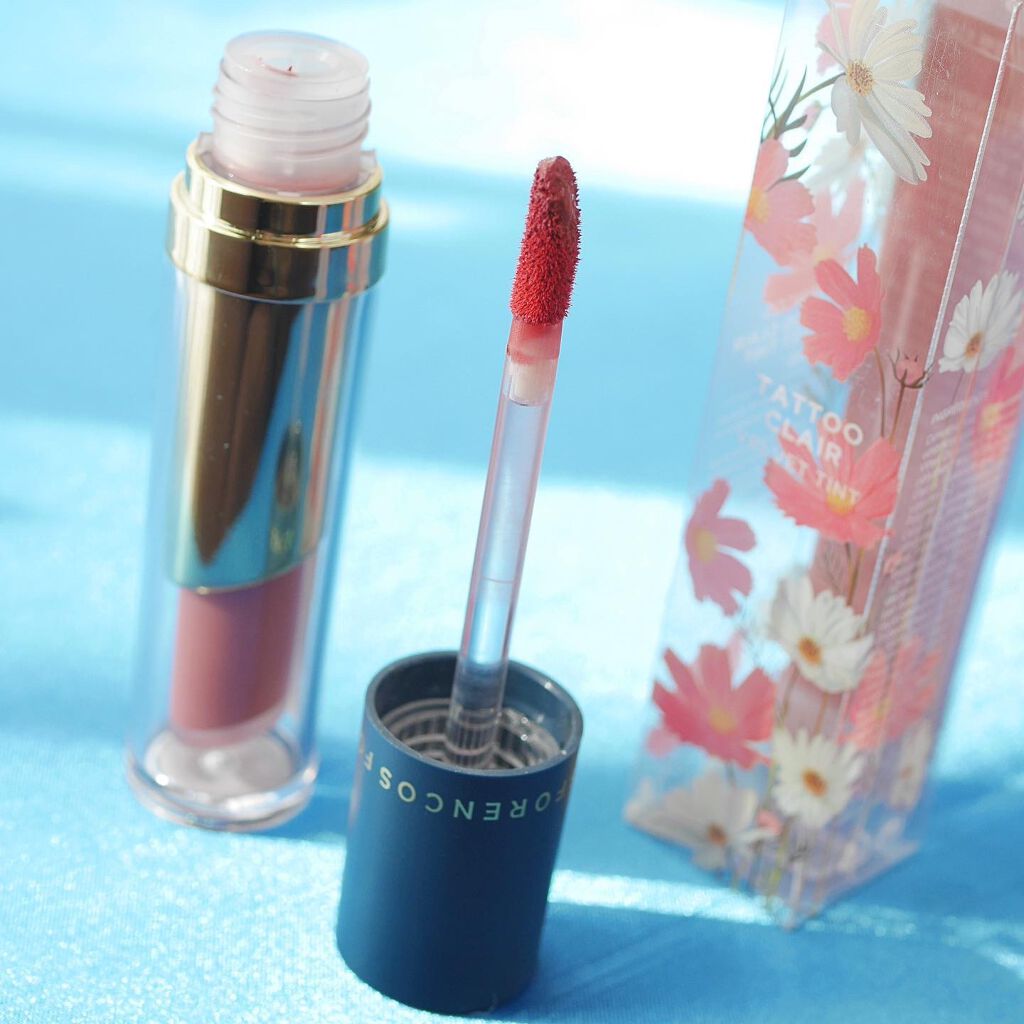 タトゥーベルベットティント/フォレンコス/リップティントを使ったクチコミ（2枚目）