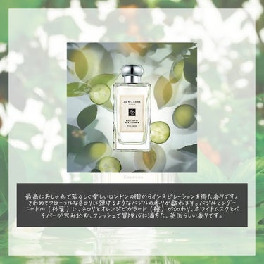 バジル ＆ ネロリ コロン/Jo MALONE LONDON/香水(メンズ)を使ったクチコミ（2枚目）