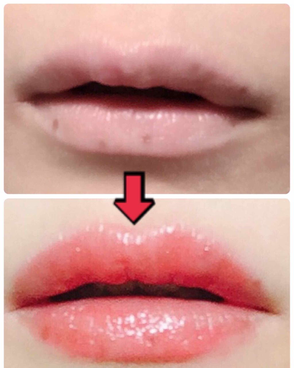 ヴォリュプテ ウォーター カラーバーム 02 エクスポーズミーローズ/YVES SAINT LAURENT BEAUTE/口紅を使ったクチコミ（2枚目）