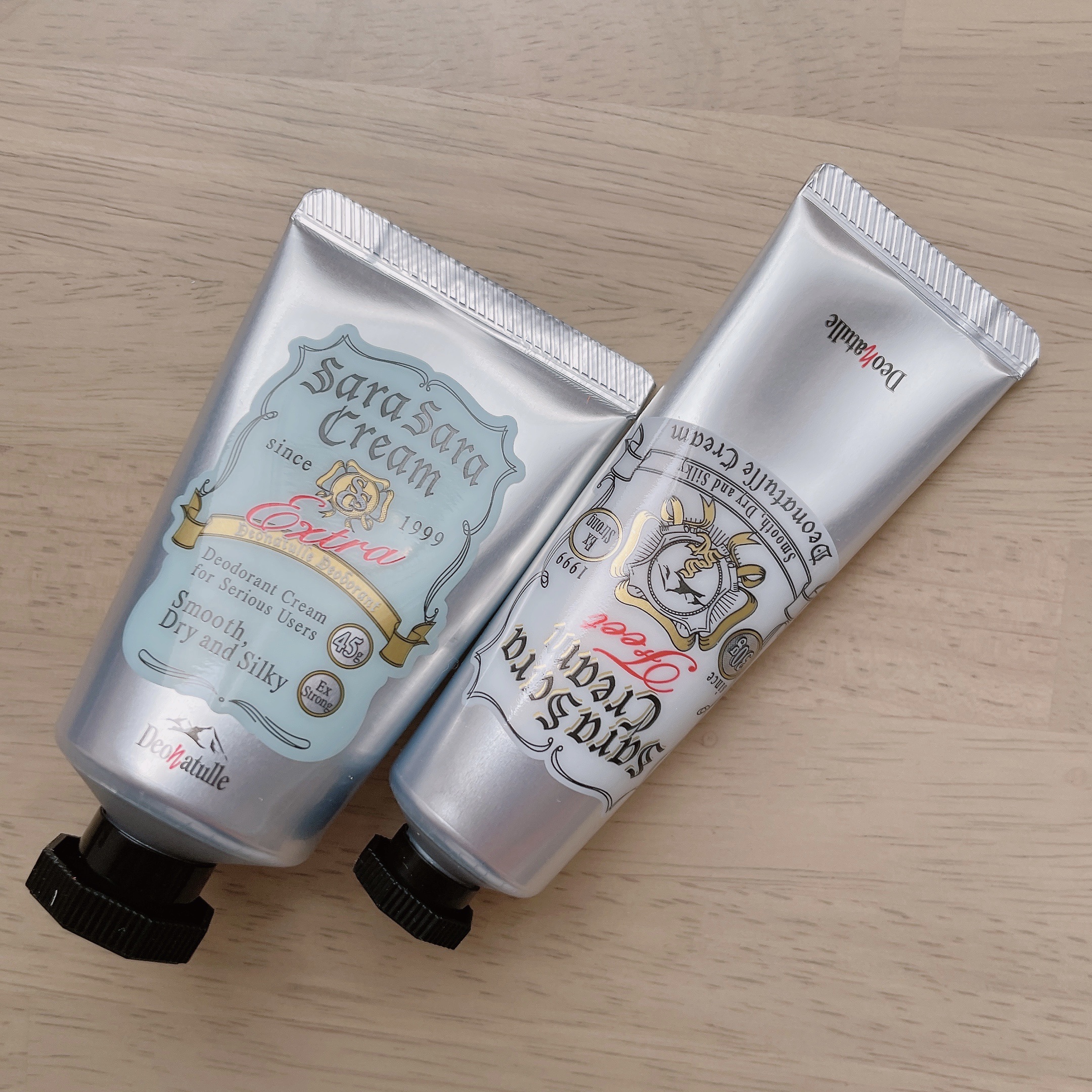 薬用足指さらさらクリーム/デオナチュレ/デオドラント・制汗剤を使ったクチコミ（2枚目）