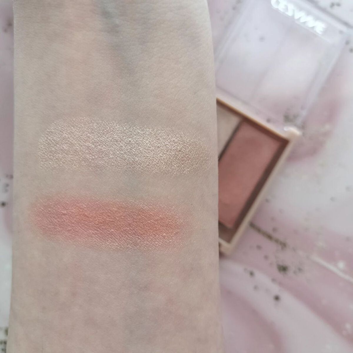 フェイスグロウカラー/CEZANNE/クリームハイライトを使ったクチコミ（3枚目）