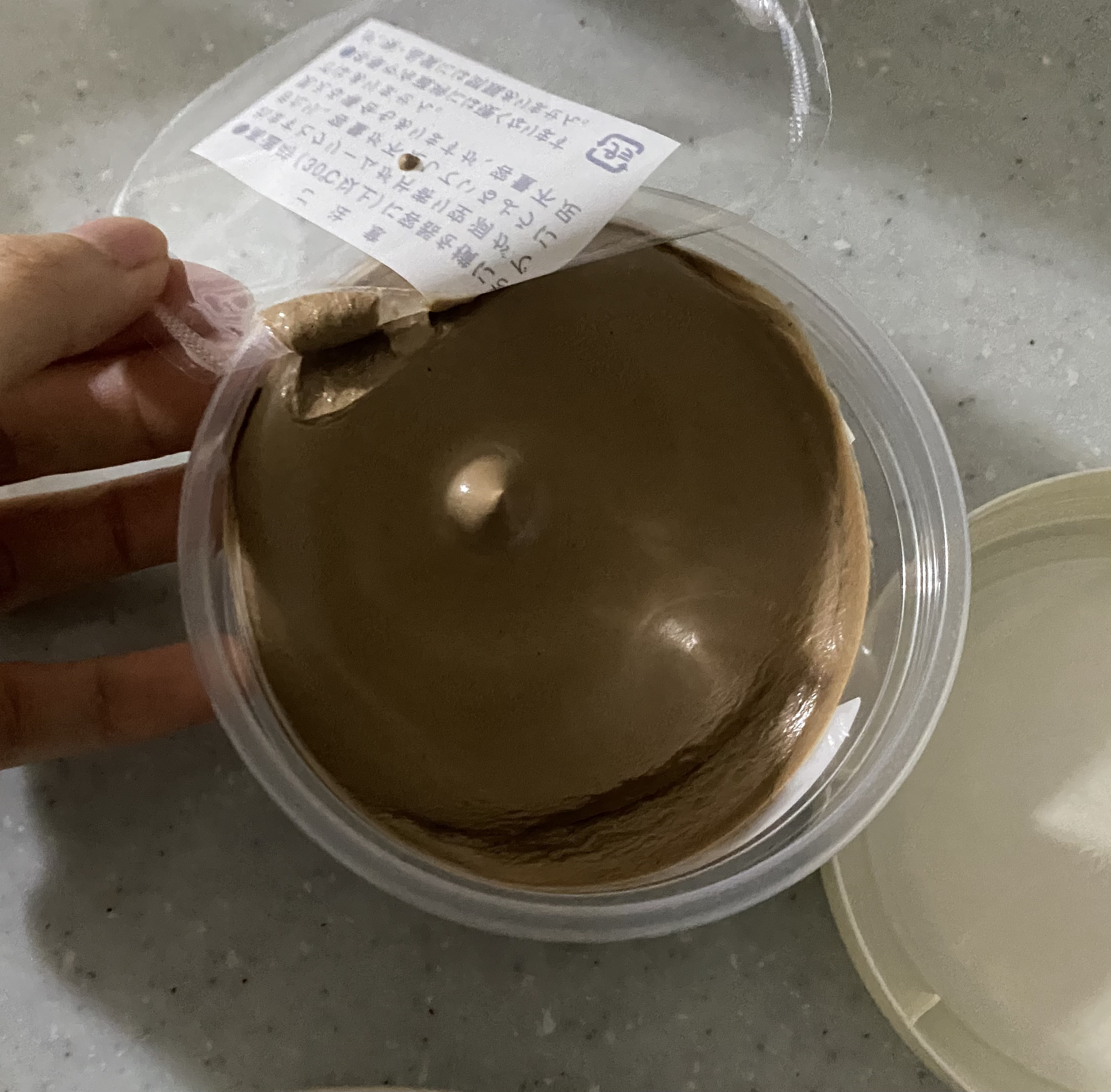 極細挽きのコーヒー豆を混ぜました カルディオリジナル  コーヒーホイップクリーム/KALDI(カルディ)/食品を使ったクチコミ（3枚目）