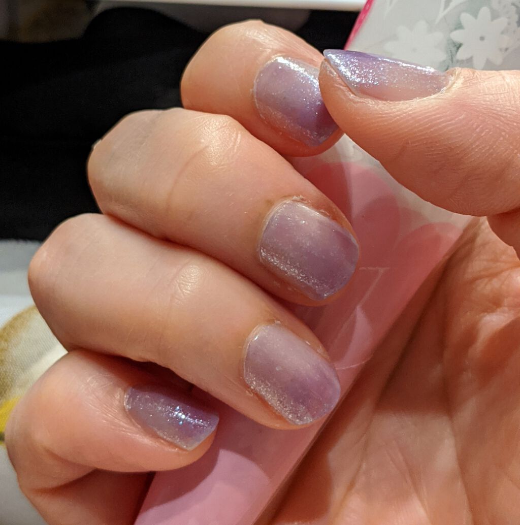 #セルフネイル,#グラデーションネイル,#シロップネイルのネイルデザイン