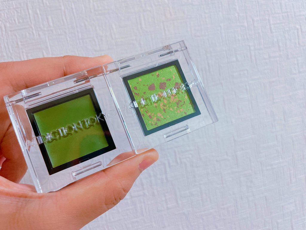 ザ アイシャドウ アンポリッシュ ジェム 101 Cleopatra Peridot/ADDICTION/単色アイシャドウを使ったクチコミ（1枚目）