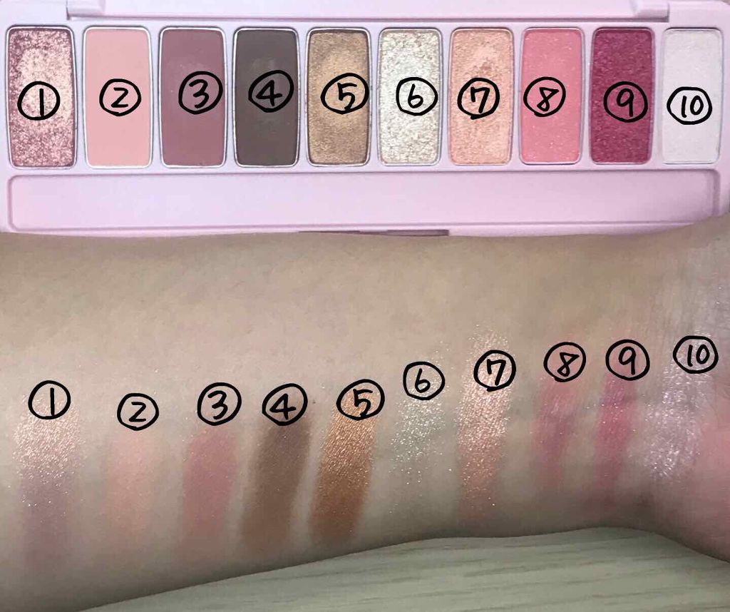 プレイカラー アイシャドウ/ETUDE/アイシャドウパレットを使ったクチコミ(2枚目)