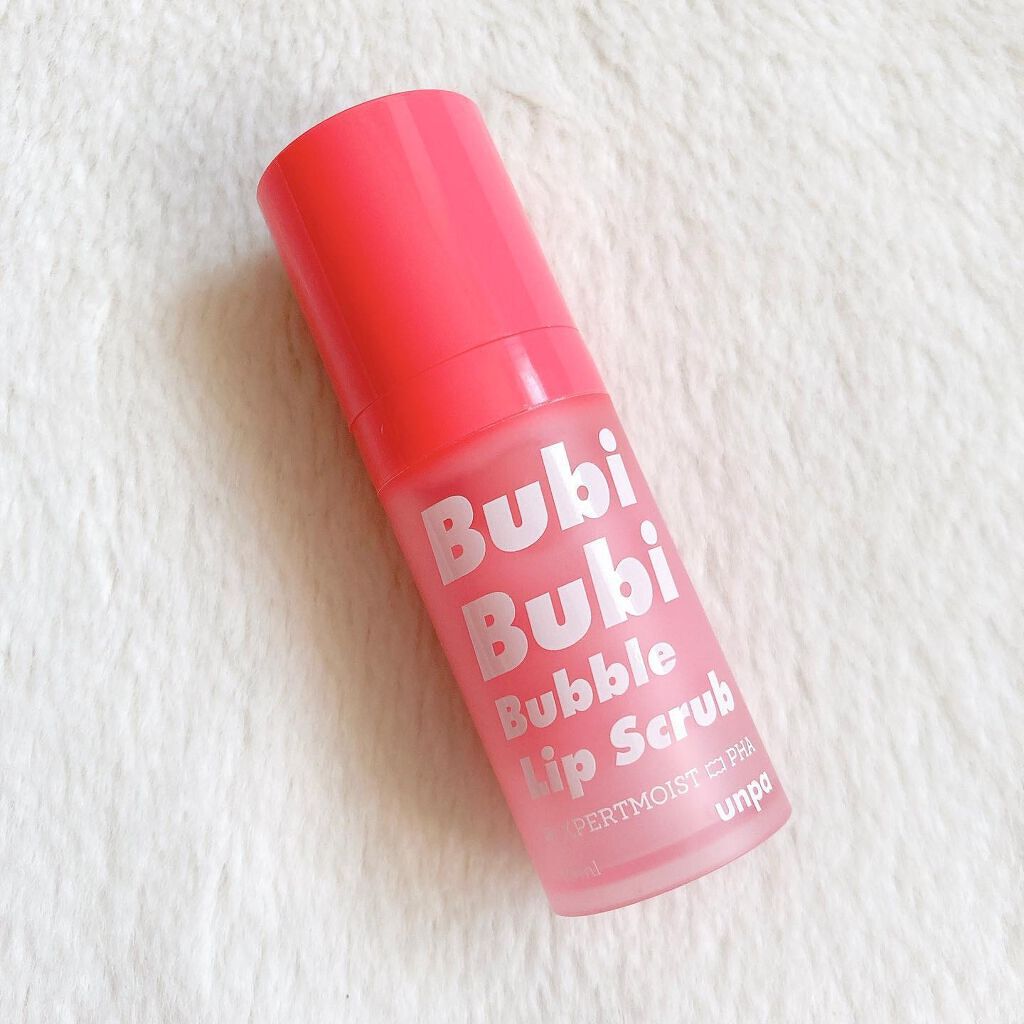 ブビブビ バブルリップスクラブ/unpa/リップスクラブを使ったクチコミ（2枚目）