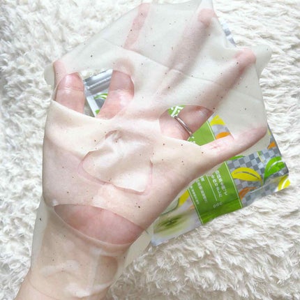 ワフードメイド 宇治抹茶マスク/pdc/シートマスク・パックを使ったクチコミ(3枚目)