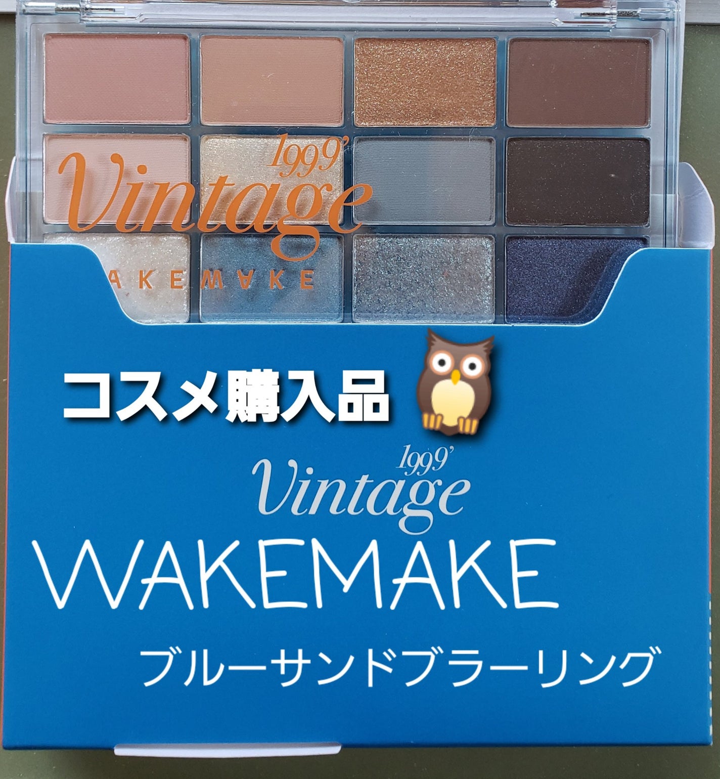 ソフトブラーリングアイパレット/wakemake/アイシャドウパレットを使ったクチコミ(1枚目)