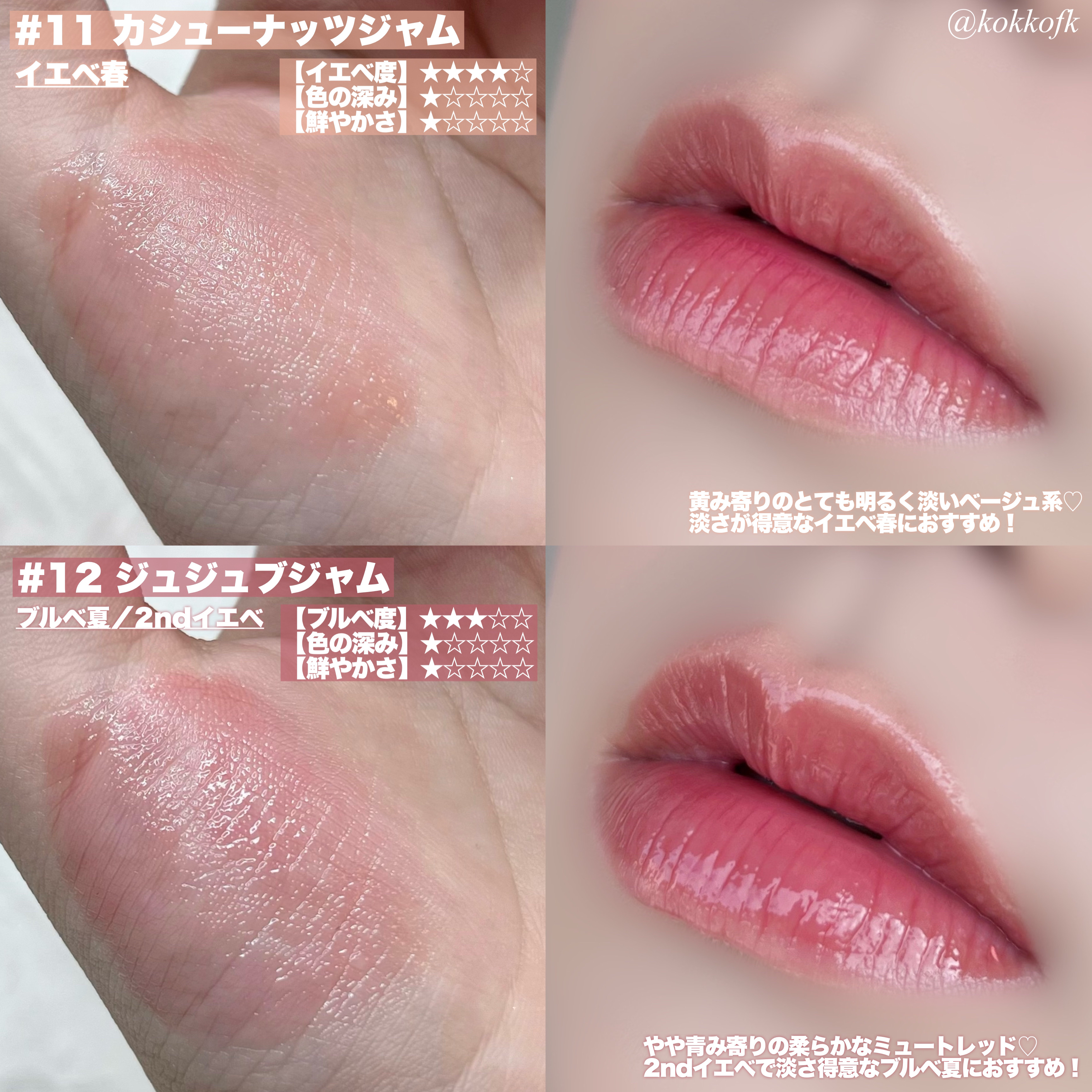 フルーティーリップジャム/dasique/リップバームを使ったクチコミ（3枚目）