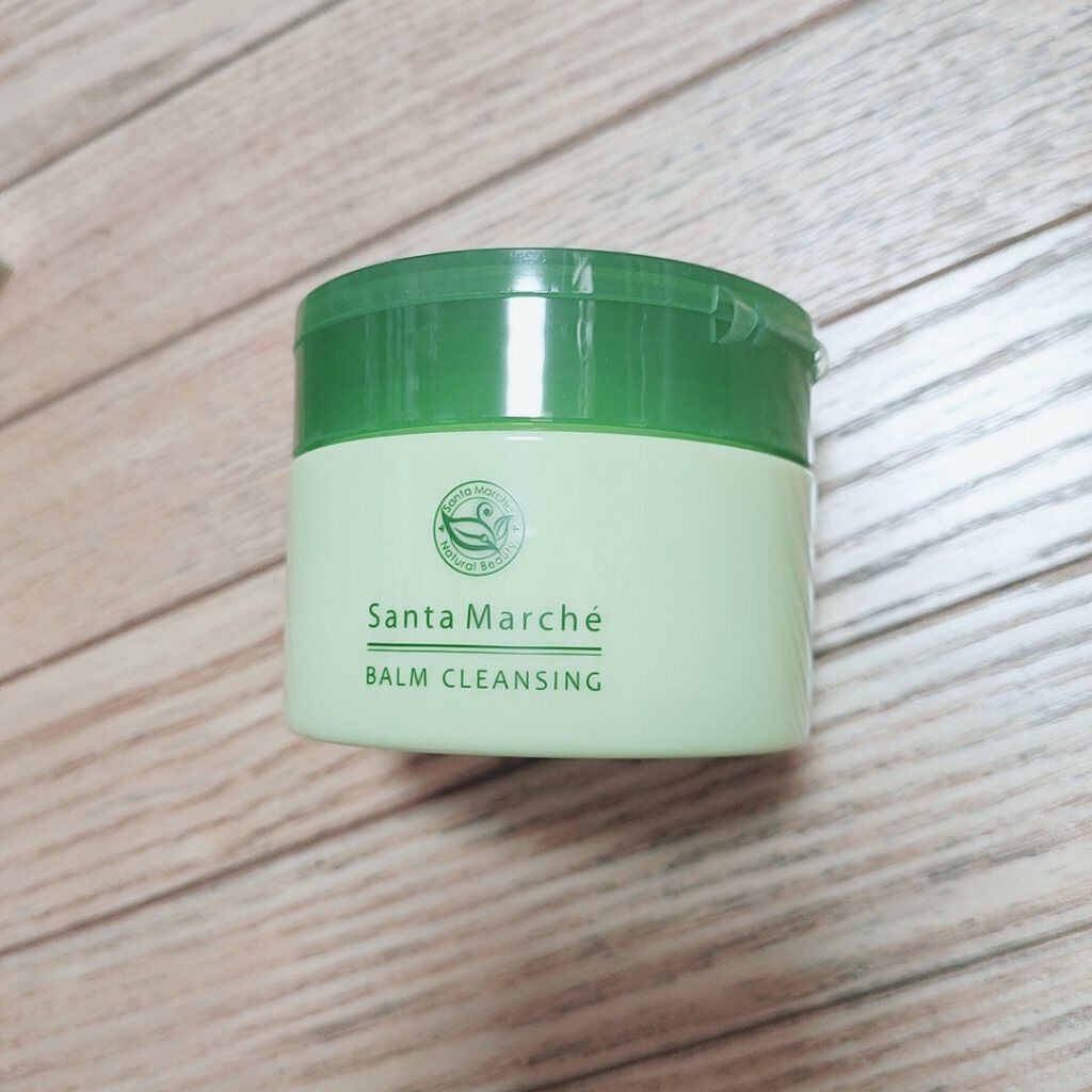 バームクレンジング グリーンティー/サンタマルシェ/クレンジングバームを使ったクチコミ(3枚目)