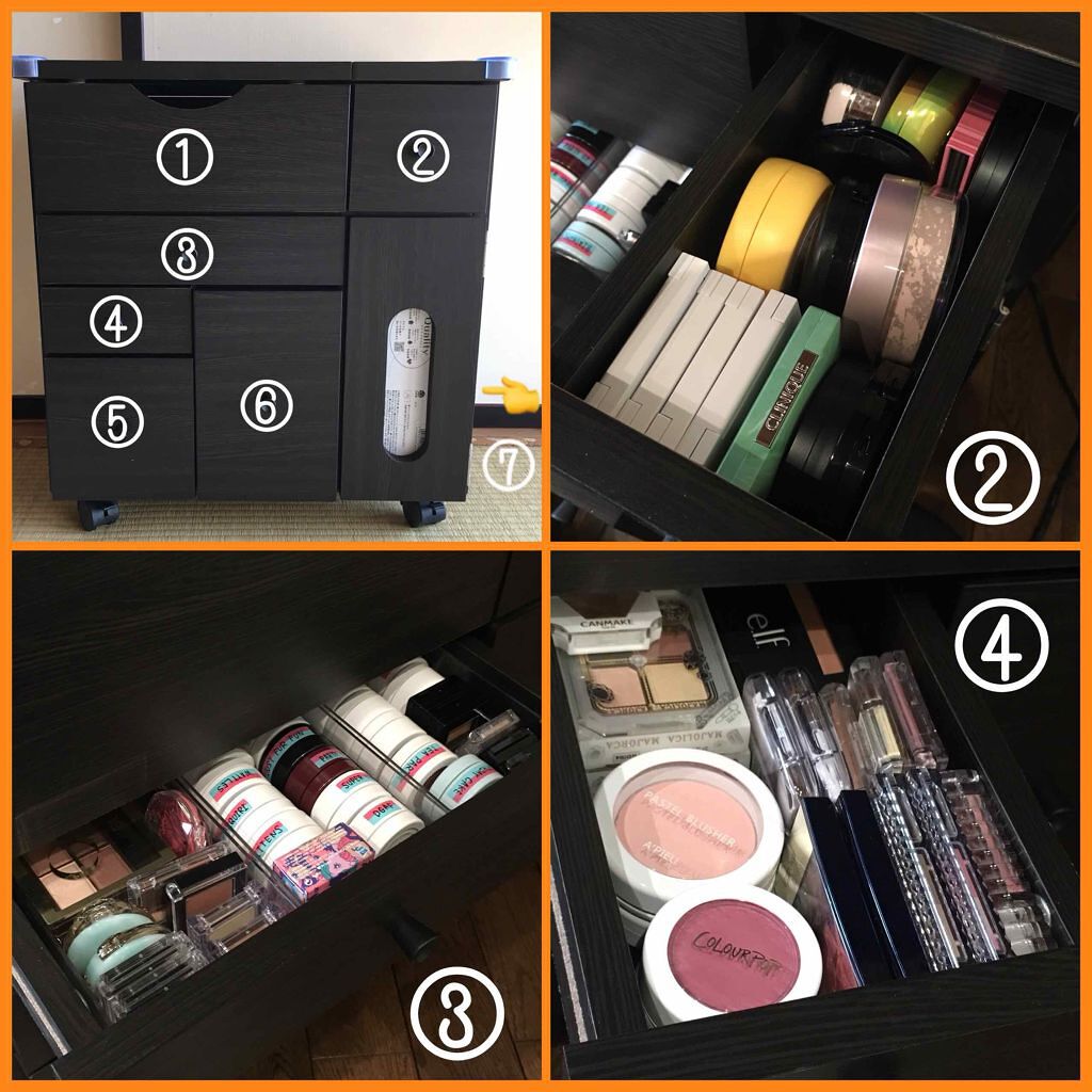 まるっこ on LIPS 「今日は私のメインのコスメ収納を紹介します😊全然おしゃれな感じで..」(3枚目)