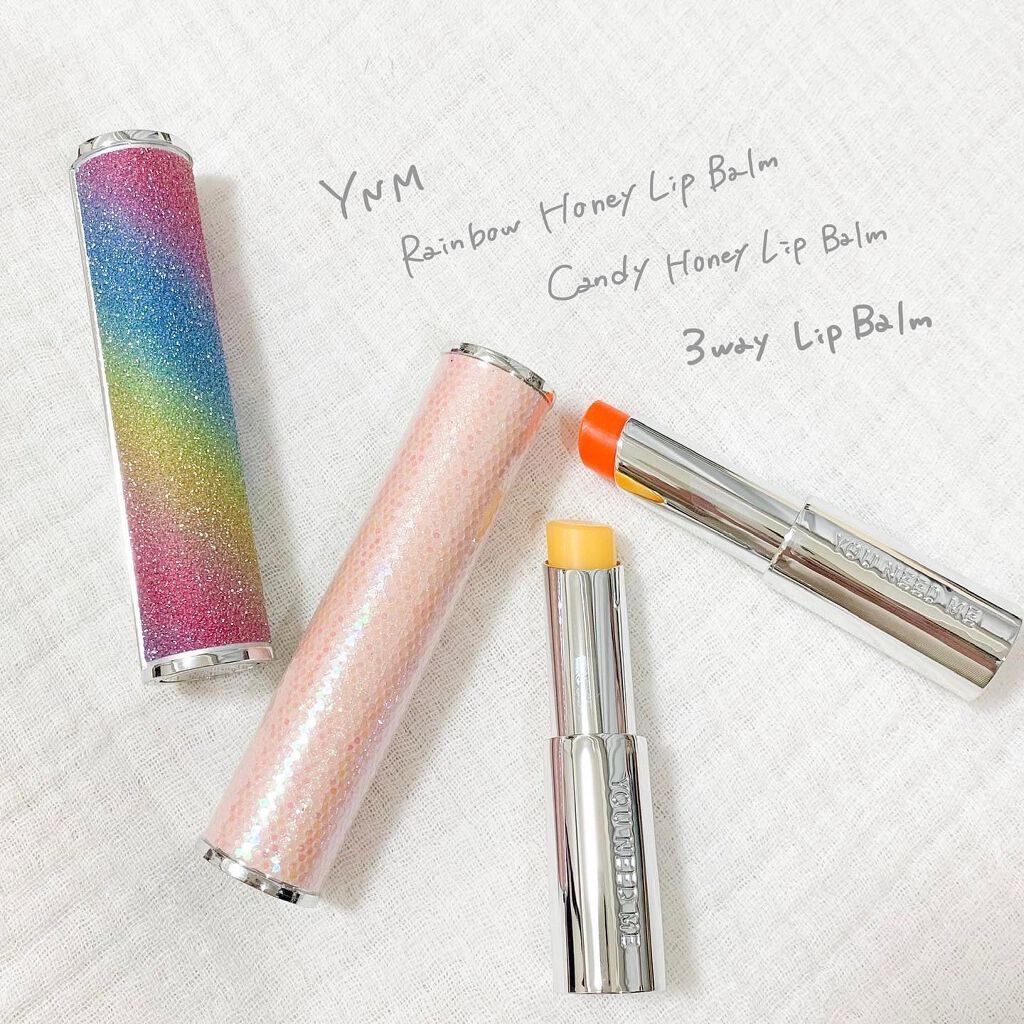 YNM  レインボーハニーリップバーム/YNM/リップバームを使ったクチコミ（1枚目）