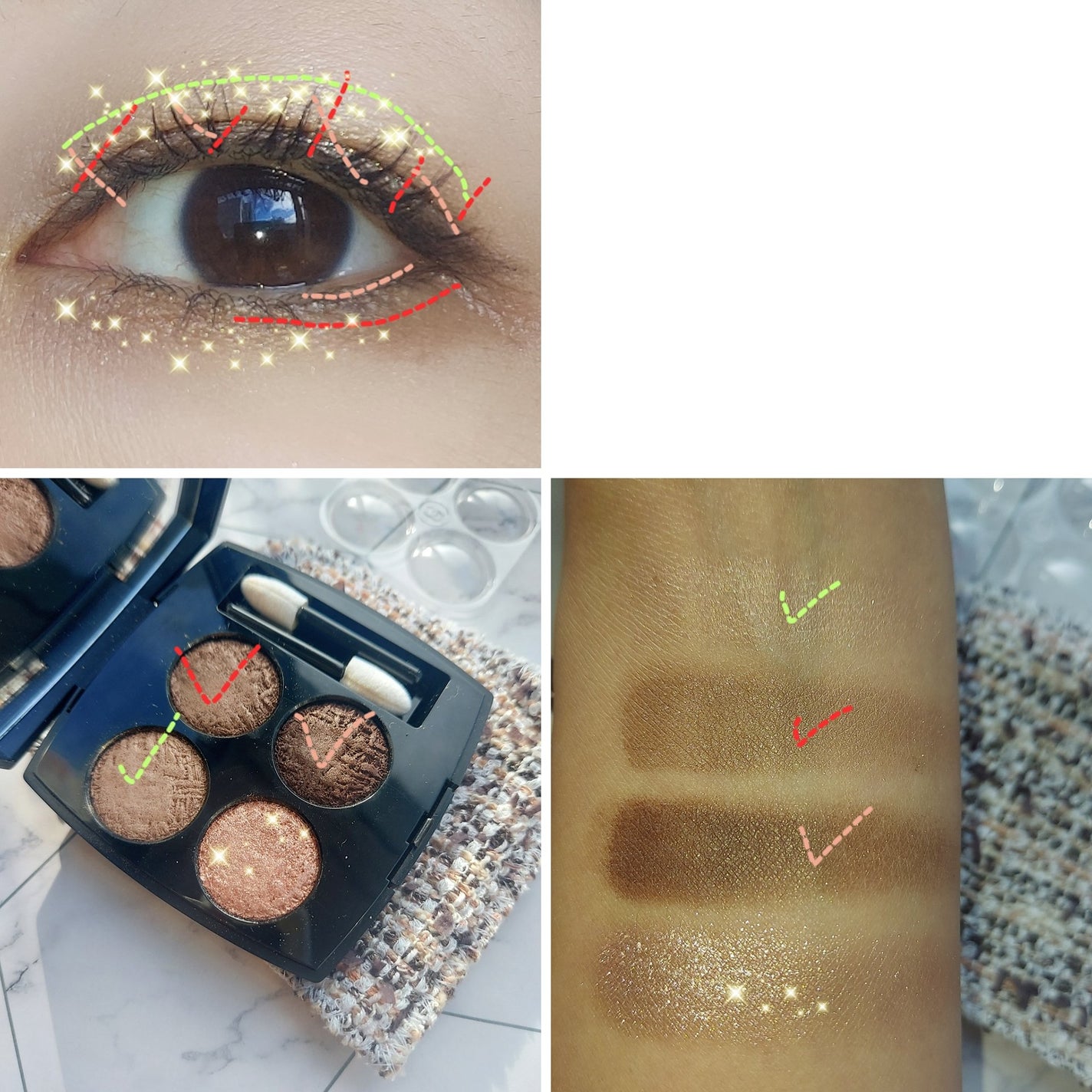 レ キャトル オンブル ツイード/CHANEL/アイシャドウパレットを使ったクチコミ(7枚目)