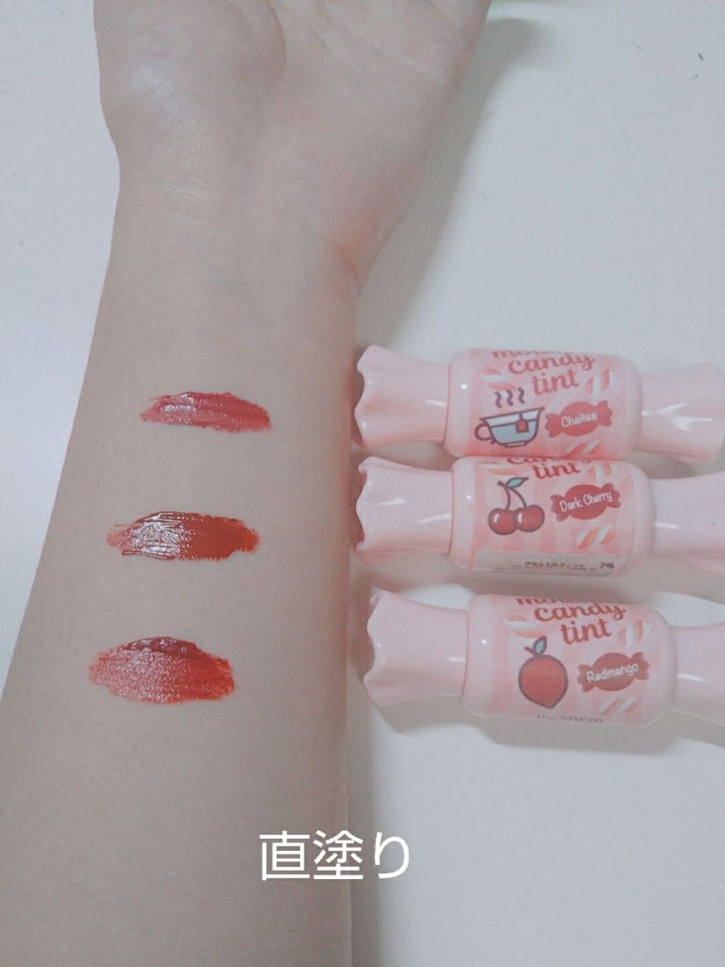 ムース キャンディー ティント/the SAEM/リップティントを使ったクチコミ（2枚目）