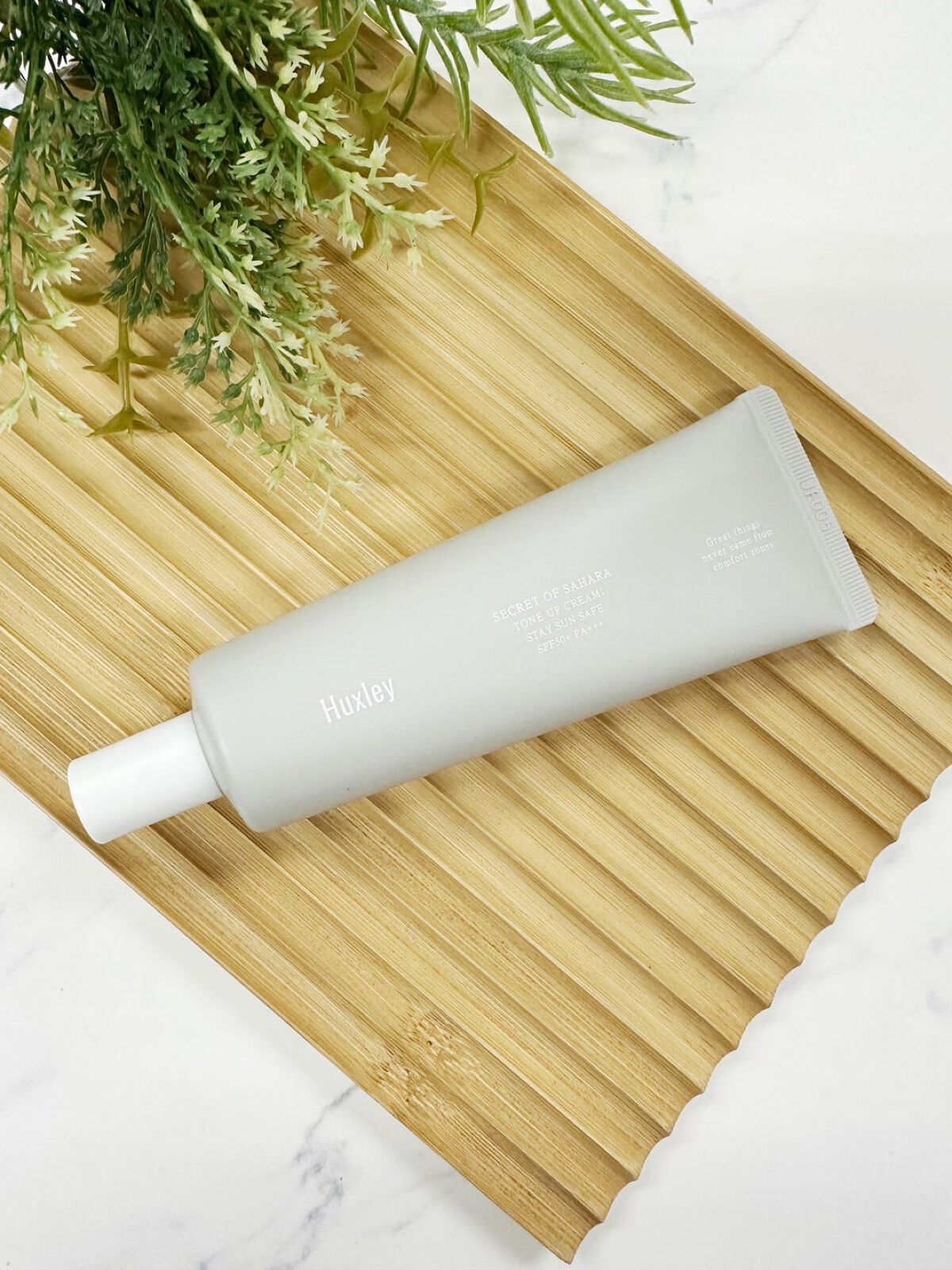 トーンアップクリーム ; ステイサンセーフ/Huxley/化粧下地を使ったクチコミ（2枚目）