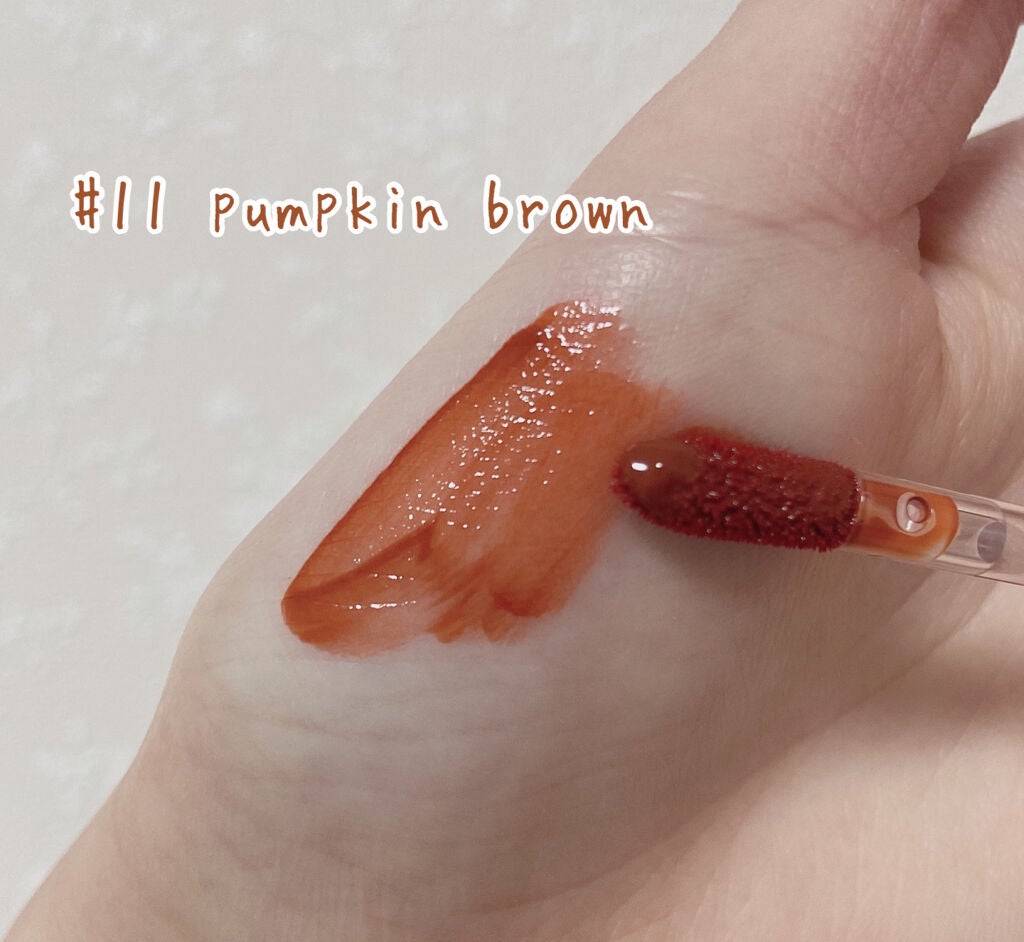 グラスティングウォーターティント 韓服エディション/rom&nd/リップティントを使ったクチコミ(4枚目)