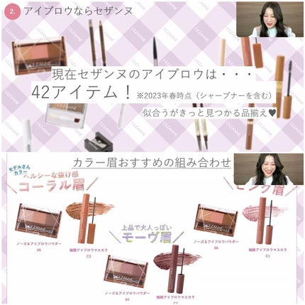 超細芯アイブロウ/CEZANNE/アイブロウペンシルを使ったクチコミ(2枚目)