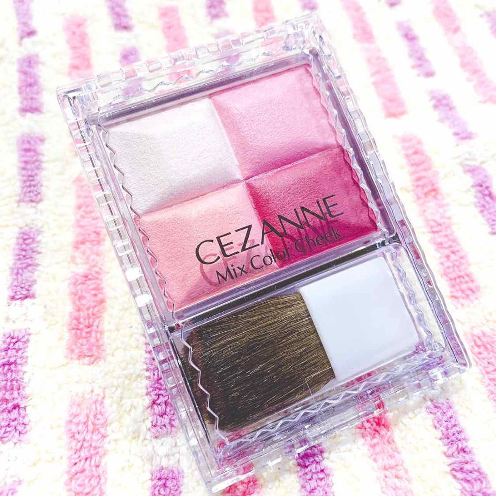 ミックスカラーチーク/CEZANNE/パウダーチークを使ったクチコミ（2枚目）