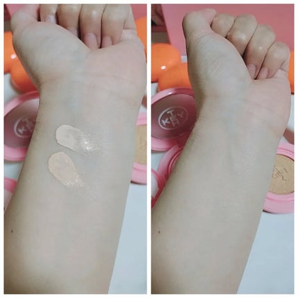 みぃ on LIPS 「かわいいー♡KEYTHのクッションファンデーション3種とバドミ..」(6枚目)