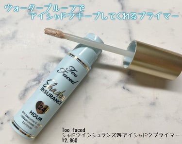 シャドウインシュアランス 24 アイシャドウ プライマー/Too Faced/アイシャドウベースを使ったクチコミ（1枚目）