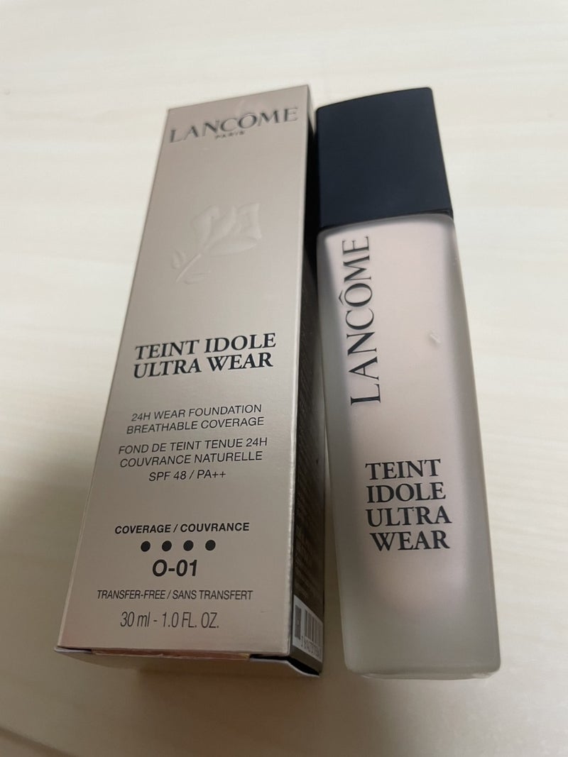 タンイドル ウルトラ ウェア リキッド/LANCOME/リキッドファンデーションを使ったクチコミ（1枚目）