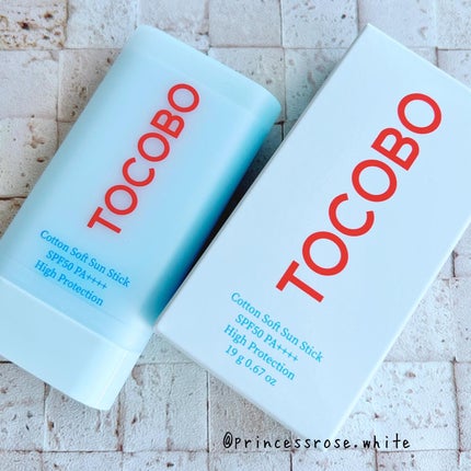 コットンソフトサンスティック/TOCOBO/日焼け止めスティックを使ったクチコミ(7枚目)