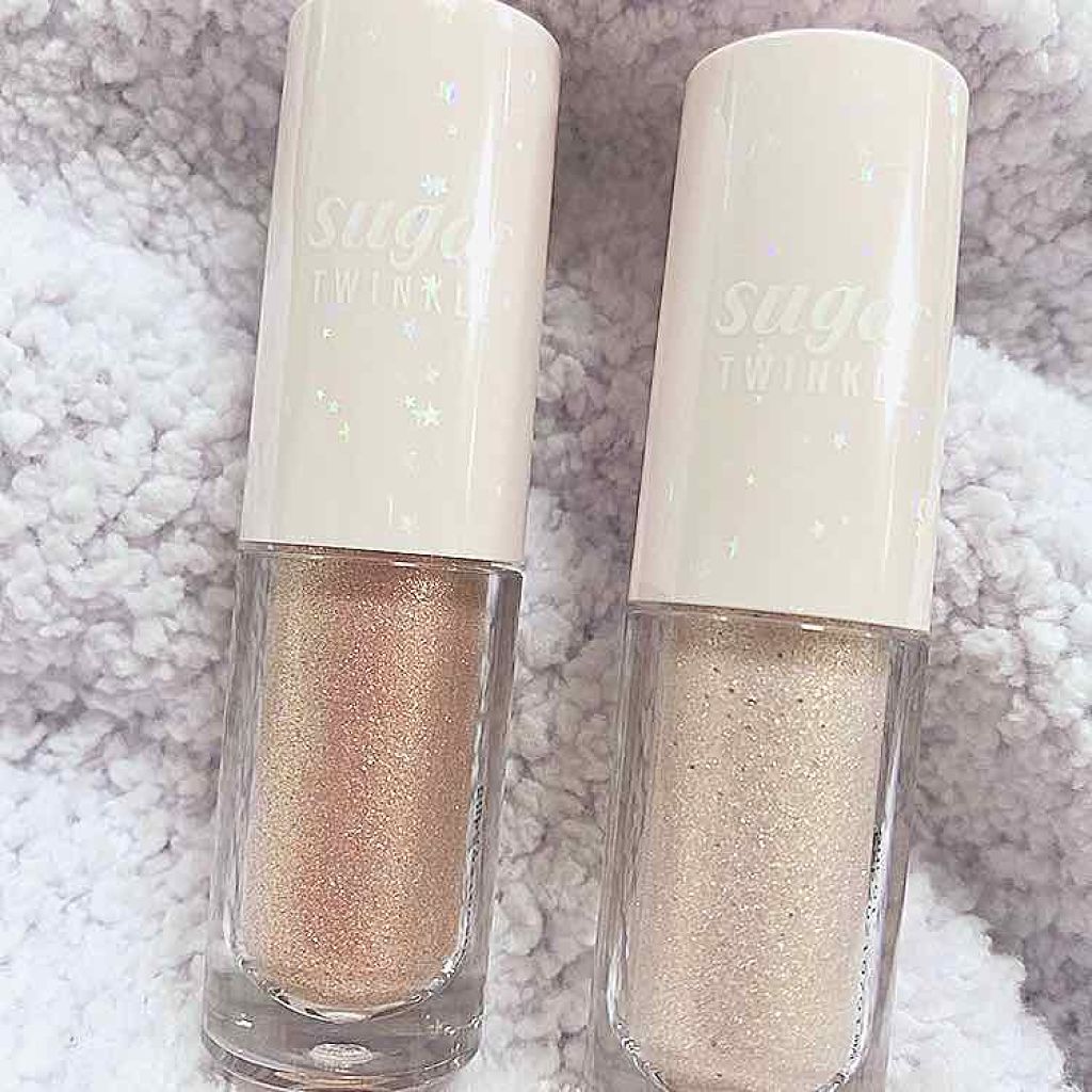 シュガー トゥインクル リキッド シャドウ/PERIPERA/リキッドアイシャドウを使ったクチコミ(1枚目)