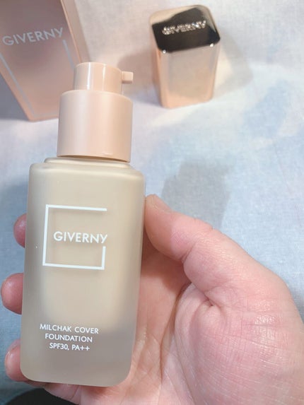 密着カバーファンデーション 22 ナチュラルベージュ/GIVERNY/リキッドファンデーションを使ったクチコミ(2枚目)