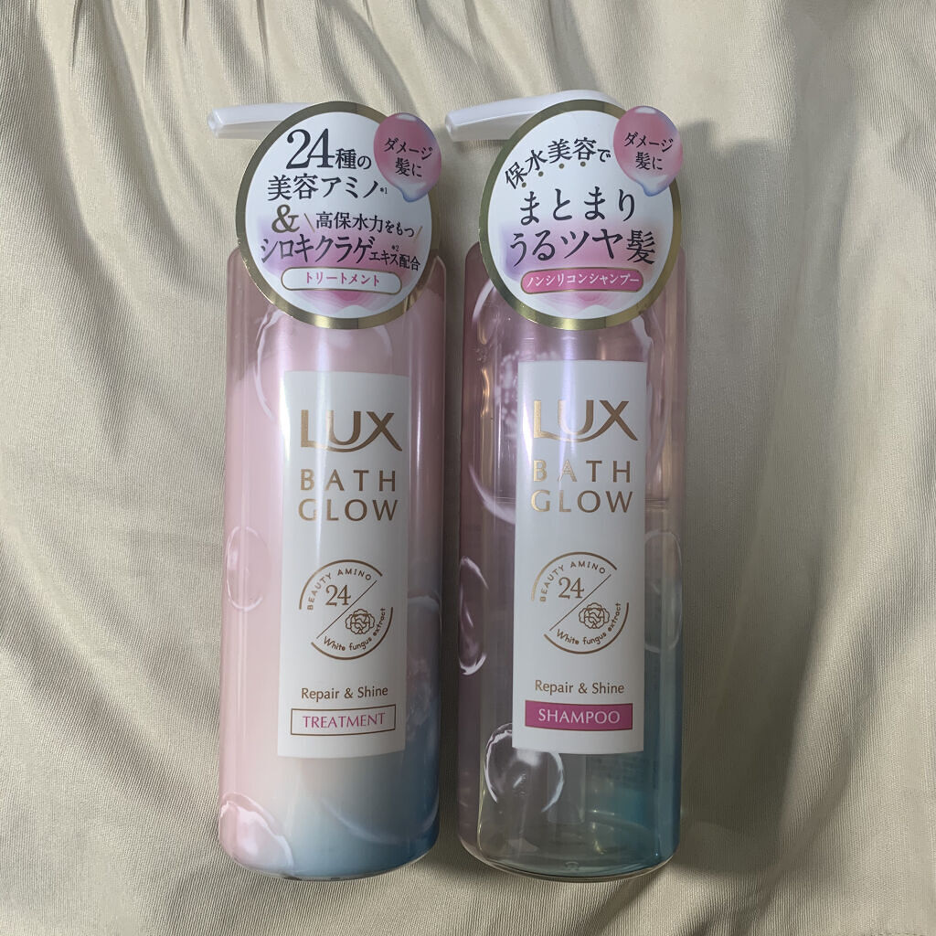 バスグロウ リペア&シャイン シャンプー／トリートメント/LUX/シャンプー・コンディショナーを使ったクチコミ（2枚目）
