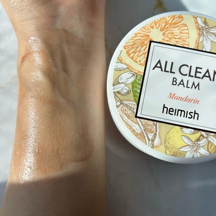 オールクリーンバーム マンダリン/heimish/クレンジングバームを使ったクチコミ(4枚目)