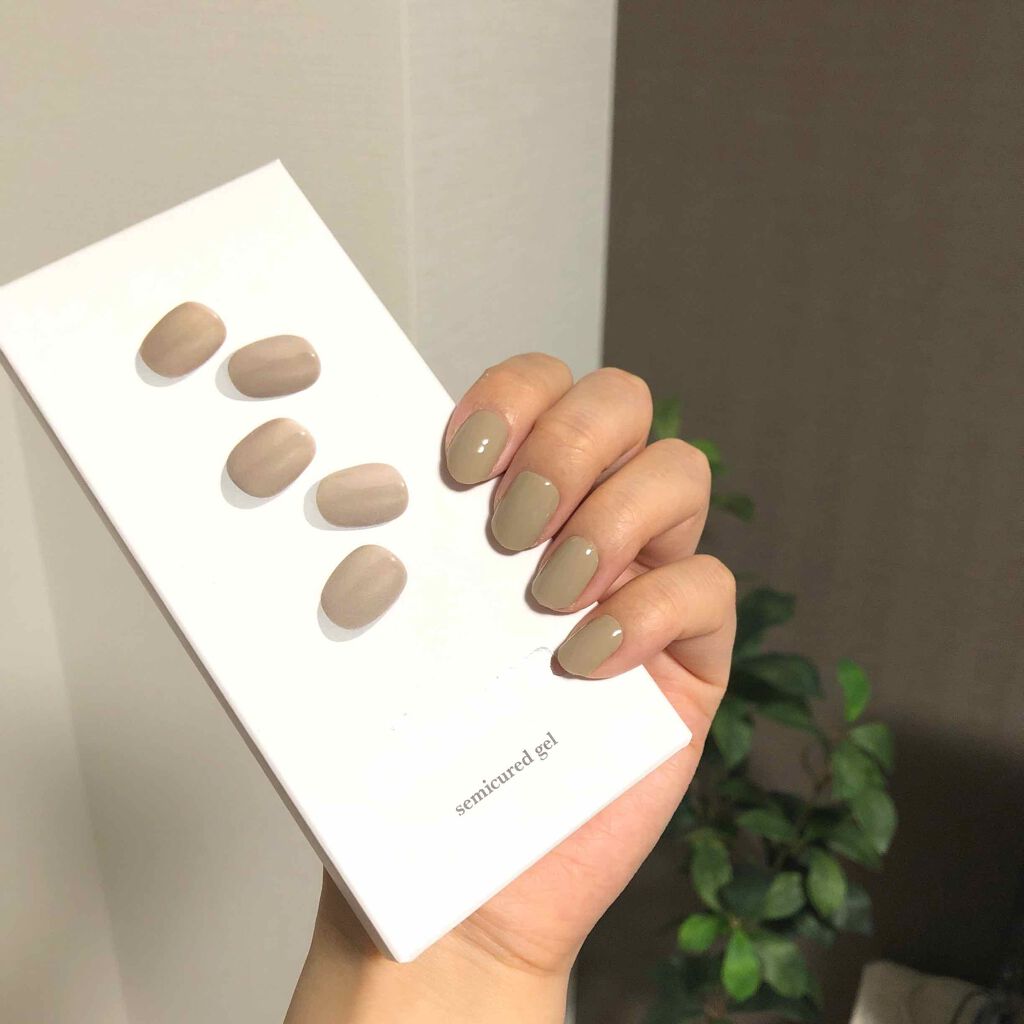 セミキュアジェルネイル(ハンド)/ohora/ネイルシールを使ったクチコミ(2枚目)