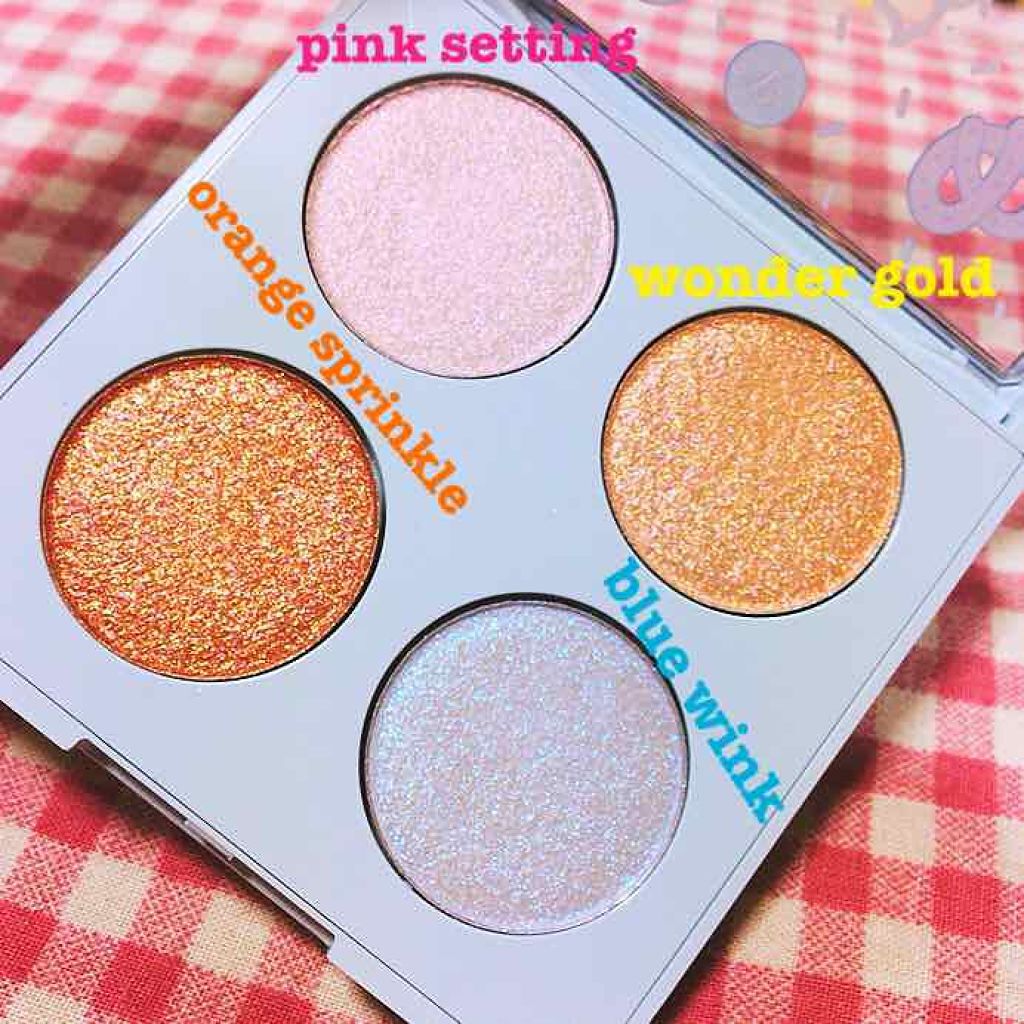 シュガートゥインクルグリッターパレット/PERIPERA/アイシャドウパレットを使ったクチコミ（2枚目）