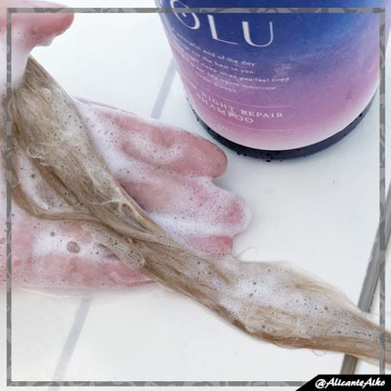 カームナイトリペアシャンプー/トリートメント/YOLU/市販シャンプーを使ったクチコミ(3枚目)