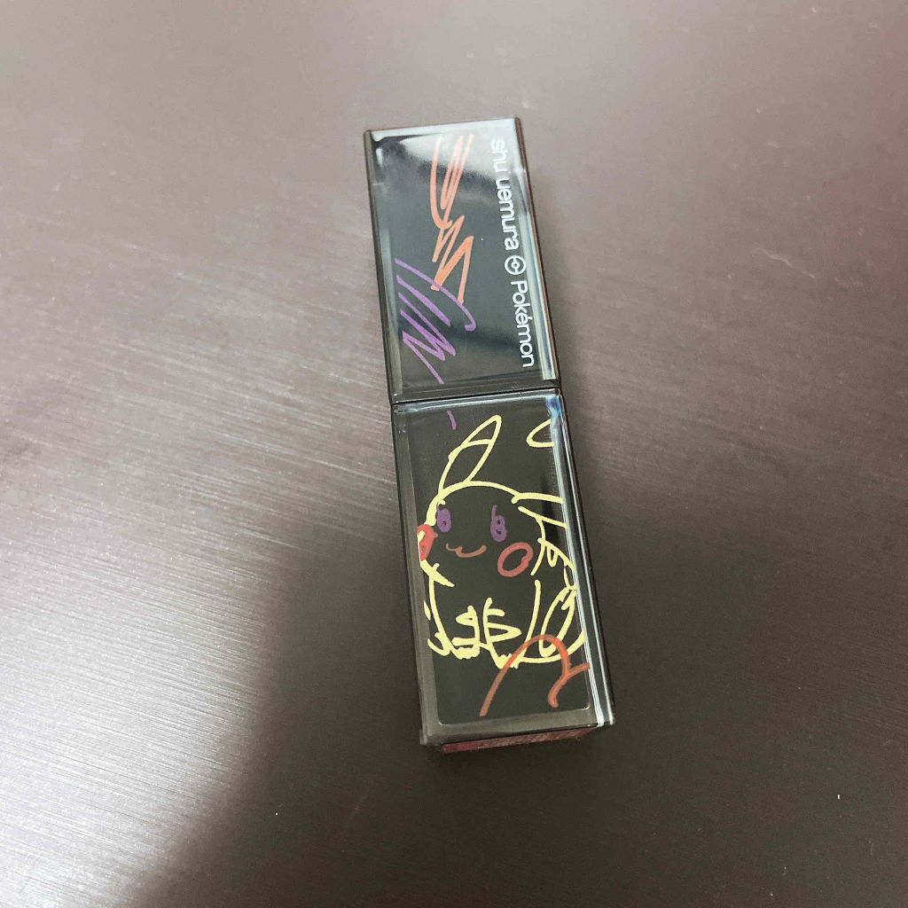 ルージュ アンリミテッド ラッカーシャイン＜2019年クリスマスコフレ限定＞/shu uemura/口紅を使ったクチコミ（3枚目）