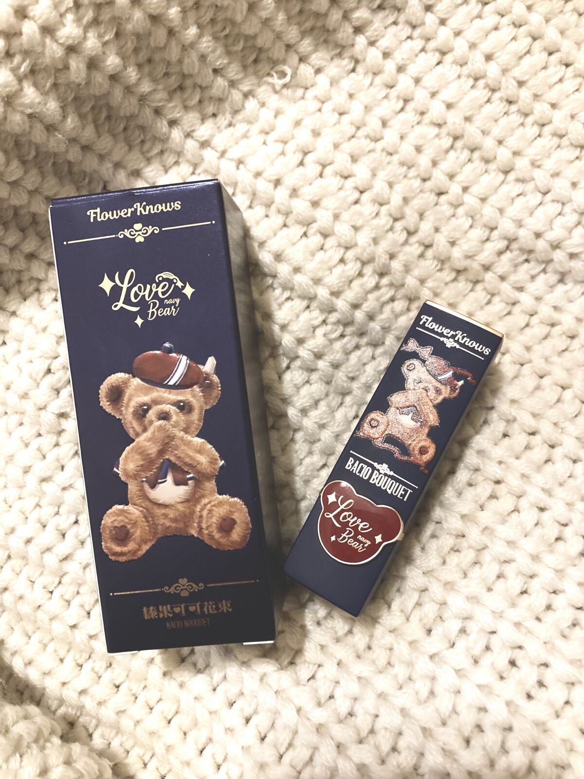 Love Bear マットリップスティック キャンディーベア/FlowerKnows/口紅を使ったクチコミ（2枚目）