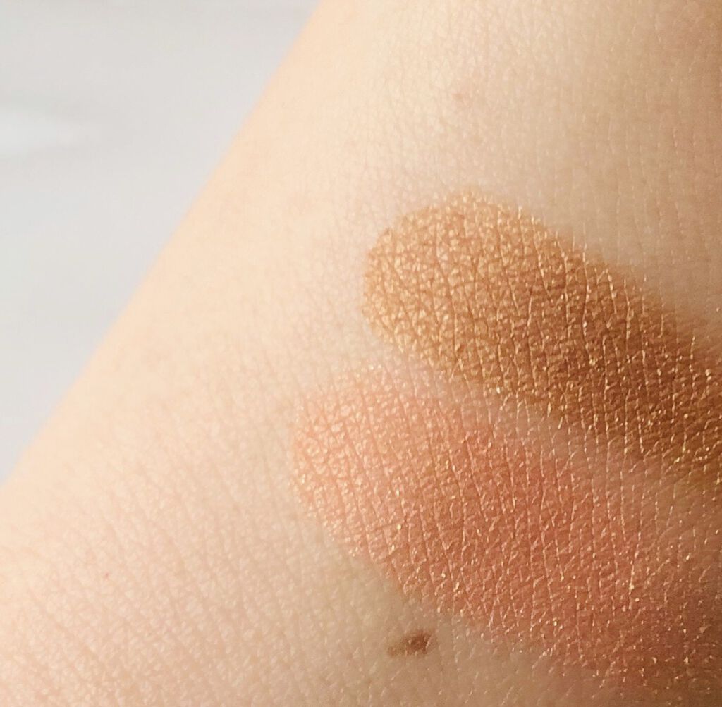 ツイングラデーションアイカラー オレンジプラリネ/オルビス/アイシャドウパレットを使ったクチコミ（2枚目）