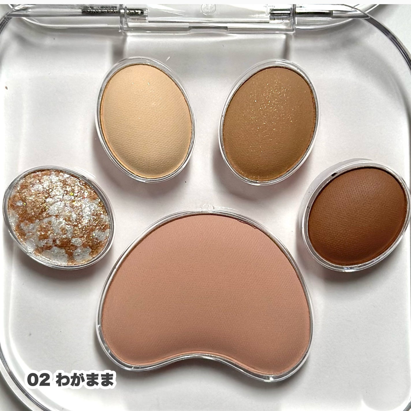 ミャオパウズアイシャドウパレット/MilleFée/アイシャドウパレットを使ったクチコミ(5枚目)