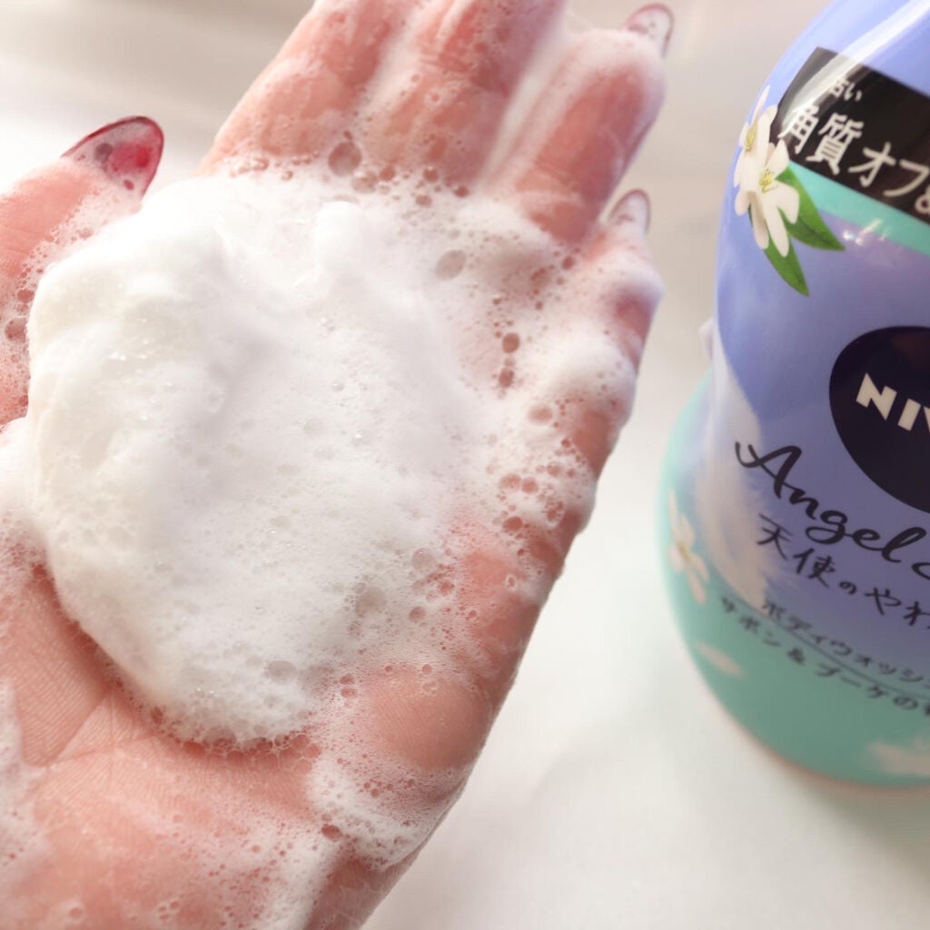 エンジェルスキン ボディウォッシュ サボン&ブーケの香り/ニベア/ボディソープを使ったクチコミ(3枚目)