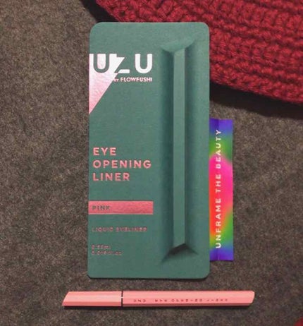 EYE OPENING LINER/UZU BY FLOWFUSHI/リキッドアイライナーを使ったクチコミ(1枚目)